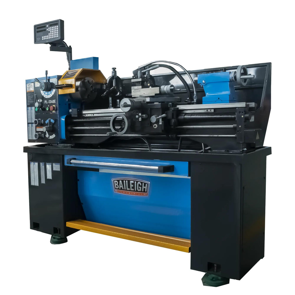 Baileigh PL-1340E-1 lathe carriage and quick-change tool post