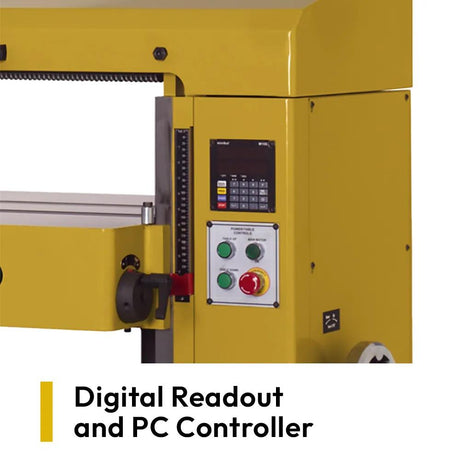 Digital readout and PC controller on the Powermatic WP2510 planer
