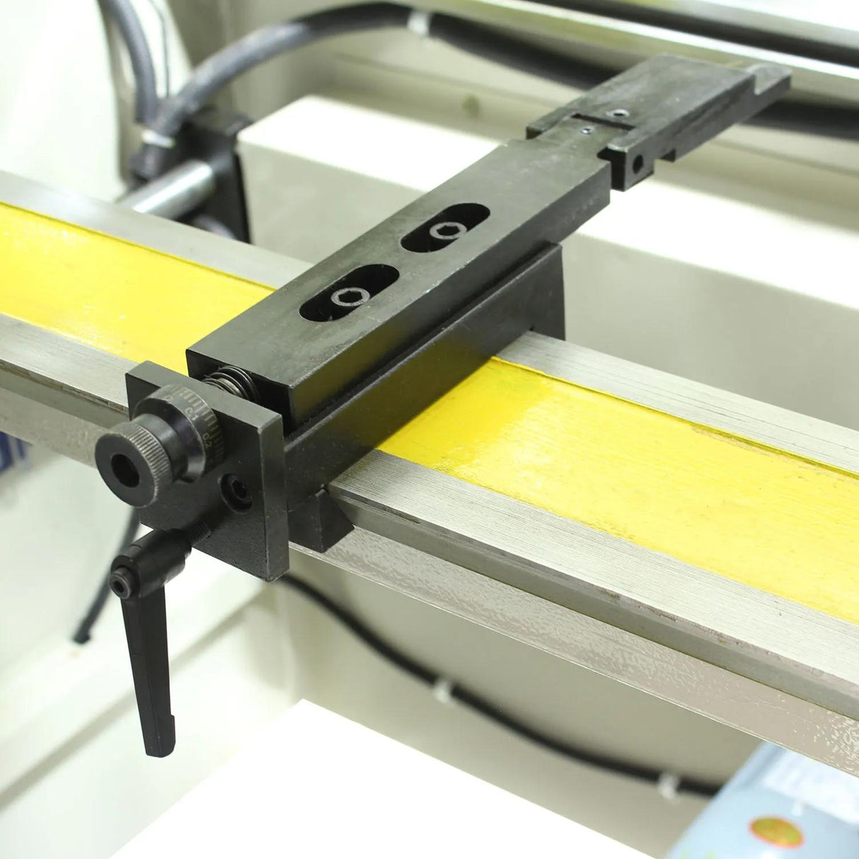 Punch and die detail on the Baileigh BP-3305CNC press brake