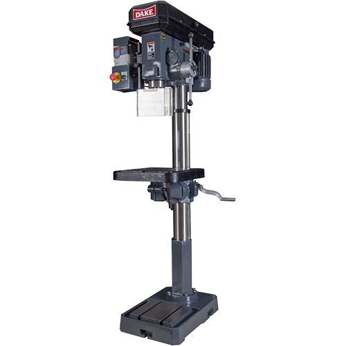Dake SB-250V floor drill press with automatic power down feed and variable speed