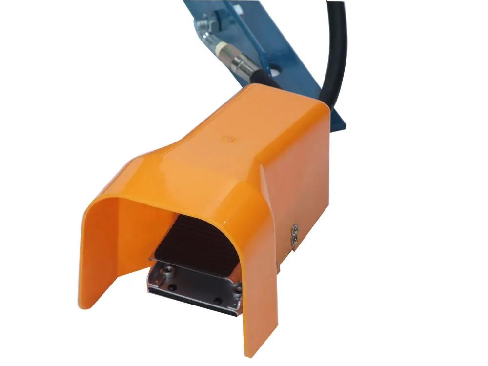 Air foot pedal control on the Baileigh HSP-50A shop press