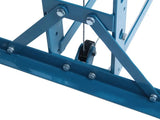 Fully welded steel frame supports on the Baileigh HSP-50A