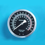 Pressure gauge on the Baileigh HSP-50A shop press