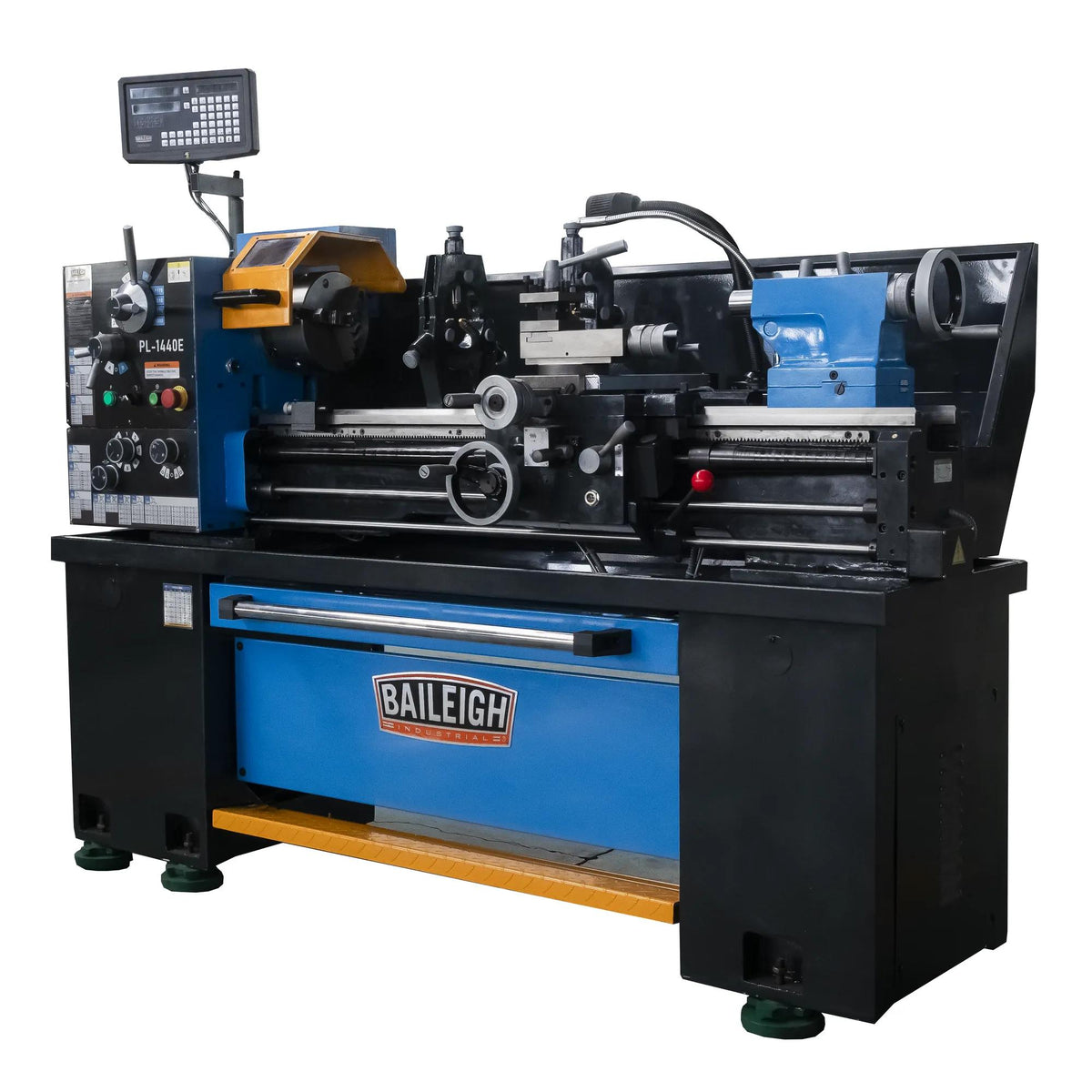 Baileigh PL-1440E-1 lathe carriage and cross slide detail