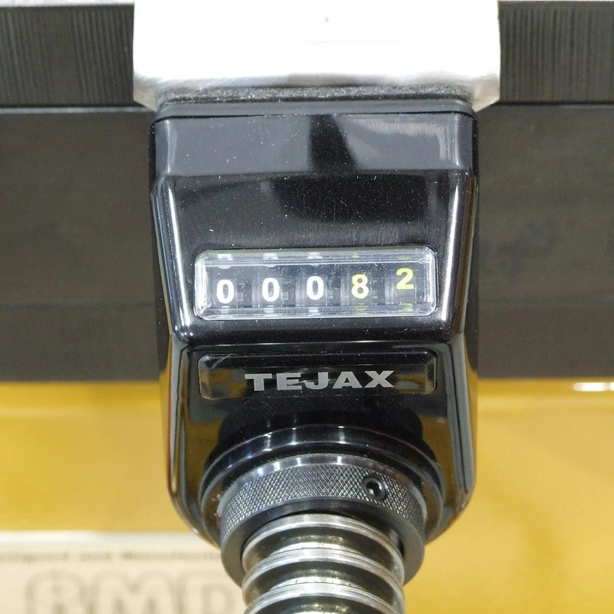 Numerical counter indicating counter die position on the Baileigh RDB-250