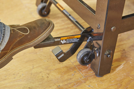 SawStop Contractor Saw on optional mobile base